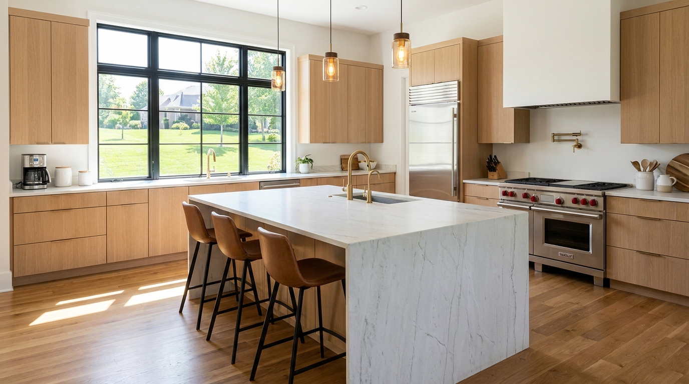 Kitchen after remodel